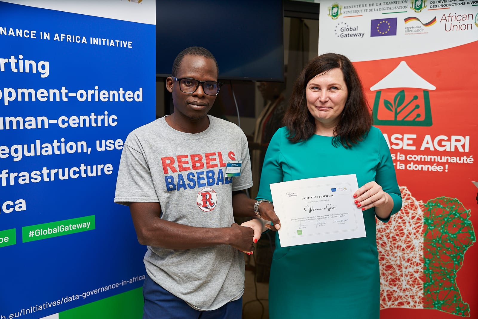Remise d'attestation lors du Bootcamp Data & IA